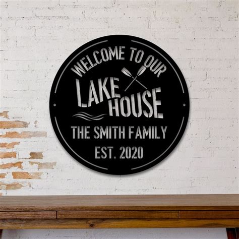 lake house metal art|Lake House Metal Prints .